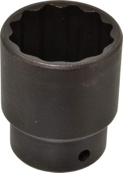 Proto - 1/2" Drive 1-7/16" Standard Impact Socket - 12 Points, 2-15/64" OAL - Benchmark Tooling