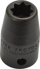 Proto - 1/2" Drive 3/8" Standard Impact Socket - 8 Points, 1-1/2" OAL - Benchmark Tooling