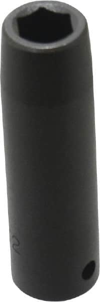 Proto - 1/2" Drive 1/2" Deep Impact Socket - 6 Points, 3-1/4" OAL - Benchmark Tooling