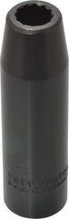 Proto - 1/2" Drive 7/16" Deep Impact Socket - 12 Points, 3-1/4" OAL - Benchmark Tooling