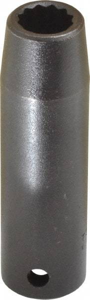 Proto - 1/2" Drive 1/2" Deep Impact Socket - 12 Points, 3-1/4" OAL - Benchmark Tooling