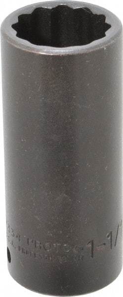 Proto - 1/2" Drive 1-1/16" Deep Impact Socket - 12 Points, 3-1/2" OAL - Benchmark Tooling