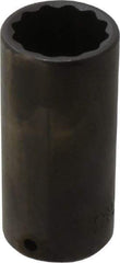 Proto - 1/2" Drive 1-3/16" Deep Impact Socket - 12 Points, 3-1/2" OAL - Benchmark Tooling