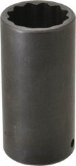Proto - 1/2" Drive 1-1/4" Deep Impact Socket - 12 Points, 3-1/2" OAL - Benchmark Tooling