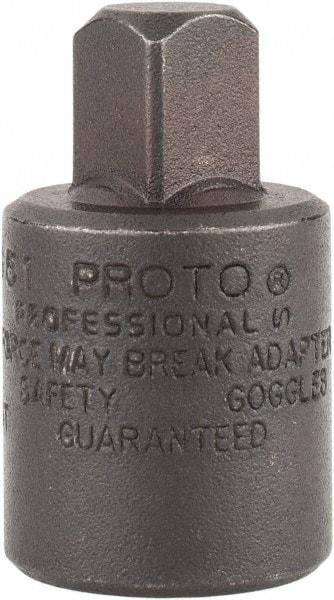 Proto - 3/8 Male 1/2 Female Impact Drive Adapter - 1-7/16" OAL - Benchmark Tooling