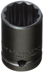 Proto - 1/2" Drive 14mm Standard Impact Socket - 12 Points, 1-1/2" OAL - Benchmark Tooling