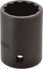 Proto - 1/2" Drive 21mm Standard Impact Socket - 12 Points, 1-1/2" OAL - Benchmark Tooling