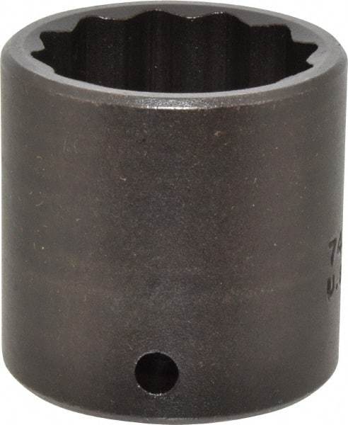 Proto - 1/2" Drive 32mm Standard Impact Socket - 12 Points, 2" OAL - Benchmark Tooling