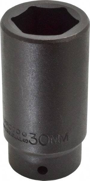 Proto - 1/2" Drive 30mm Deep Impact Socket - 6 Points, 3-1/2" OAL - Benchmark Tooling