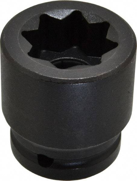 Proto - 3/4" Drive 1" Standard Impact Socket - 8 Points, 2-1/8" OAL - Benchmark Tooling