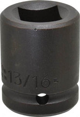 Proto - 3/4" Drive 13/16" Standard Impact Socket - 4 Points, 2" OAL - Benchmark Tooling