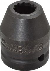Proto - 3/4" Drive 5/8" Standard Impact Socket - 12 Points, 1-7/8" OAL - Benchmark Tooling