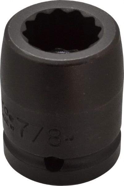 Proto - 3/4" Drive 7/8" Standard Impact Socket - 12 Points, 2" OAL - Benchmark Tooling