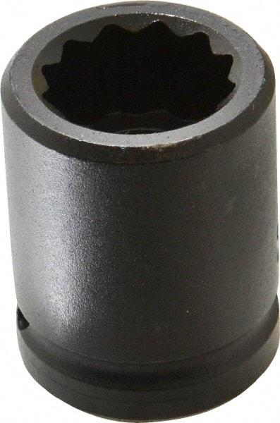 Proto - 3/4" Drive 1" Standard Impact Socket - 12 Points, 2" OAL - Benchmark Tooling