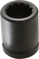 Proto - 3/4" Drive 1" Standard Impact Socket - 12 Points, 2" OAL - Benchmark Tooling