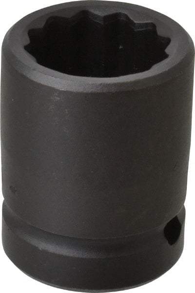 Proto - 3/4" Drive 1-1/16" Standard Impact Socket - 12 Points, 2-1/16" OAL - Benchmark Tooling