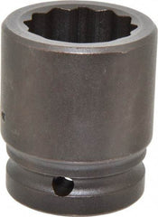 Proto - 3/4" Drive 1-3/16" Standard Impact Socket - 12 Points, 2-3/16" OAL - Benchmark Tooling