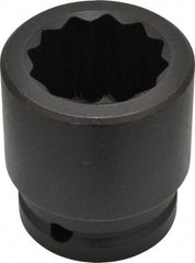 Proto - 3/4" Drive 1-1/4" Standard Impact Socket - 12 Points, 2-3/16" OAL - Benchmark Tooling