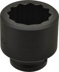 Proto - 3/4" Drive 1-11/16" Standard Impact Socket - 12 Points, 2-5/8" OAL - Benchmark Tooling