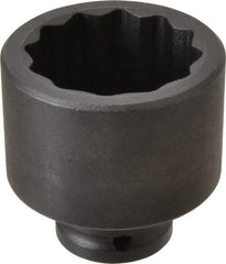 Proto - 3/4" Drive 2-1/8" Standard Impact Socket - 12 Points, 3-3/32" OAL - Benchmark Tooling