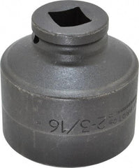 Proto - 3/4" Drive 2-3/16" Standard Impact Socket - 12 Points, 3-1/8" OAL - Benchmark Tooling