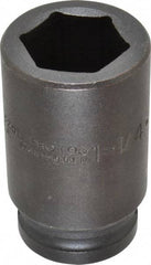 Proto - 3/4" Drive 1-1/4" Deep Impact Socket - 6 Points, 3-1/4" OAL - Benchmark Tooling