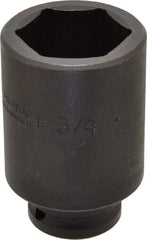 Proto - 3/4" Drive 1-3/4" Deep Impact Socket - 6 Points, 3-7/8" OAL - Benchmark Tooling