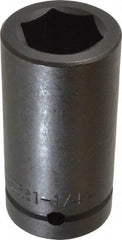 Proto - 1" Drive 1-1/4" Deep Impact Socket - 6 Points, 3-3/4" OAL - Benchmark Tooling