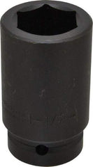 Proto - 1" Drive 1-1/2" Deep Impact Socket - 6 Points, 4" OAL - Benchmark Tooling