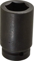 Proto - 1" Drive 1-9/16" Deep Impact Socket - 6 Points, 4" OAL - Benchmark Tooling