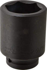 Proto - 1" Drive 2-9/16" Deep Impact Socket - 6 Points, 5" OAL - Benchmark Tooling