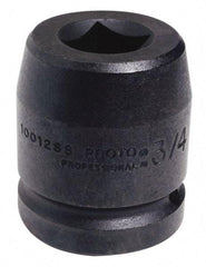 Proto - 1" Drive 80mm Impact Socket - 6 Points, 4" OAL - Benchmark Tooling