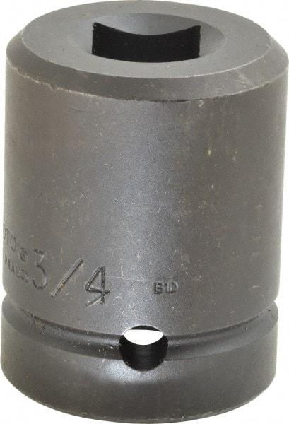 Proto - 1" Drive 3/4" Standard Impact Socket - 4 Points, 2-1/2" OAL - Benchmark Tooling
