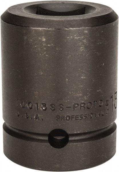 Proto - 1" Drive 13/16" Standard Impact Socket - 4 Points, 2-1/2" OAL - Benchmark Tooling