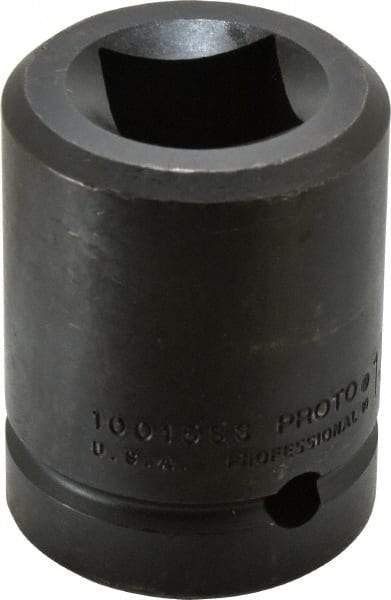 Proto - 1" Drive 15/16" Standard Impact Socket - 4 Points, 2-1/2" OAL - Benchmark Tooling