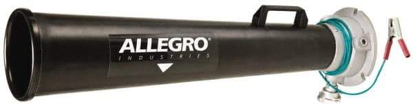 Allegro - 46 Inch Long, Plastic Venturi Style Pneumatic Blowers - 1 Inch NPT, 14.35 Inch Base Diameter, 15.37 Inch Face Diameter - Benchmark Tooling