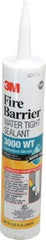 3M - 10.1 oz Cartridge Gray RTV Silicone Joint Sealant - 14 to 230°F Operating Temp, Series 3000WT - Benchmark Tooling