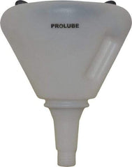 PRO-LUBE - 8" Diam, Spill Proof Funnel - Benchmark Tooling