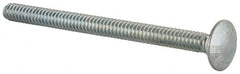 Value Collection - #10-24 UNC 2-1/2" Length Under Head, Standard Square Neck, Carriage Bolt - Grade 2 Steel, Zinc-Plated Finish - Benchmark Tooling