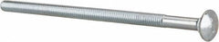 Value Collection - 3/8-16 UNC 7-1/2" Length Under Head, Standard Square Neck, Carriage Bolt - Grade 2 Steel, Zinc-Plated Finish - Benchmark Tooling