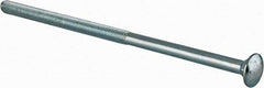 Value Collection - 1/2-13 UNC 11" Length Under Head, Standard Square Neck, Carriage Bolt - Grade 2 Steel, Zinc-Plated Finish - Benchmark Tooling