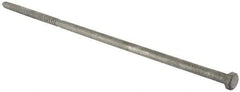Value Collection - 1/2" Screw, 18" Length Under Head, Steel, Hex Head Lag Screw - Hot Dipped Galvanized, Grade 2 - Benchmark Tooling