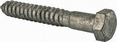 Value Collection - 3/4" Screw, 5" Length Under Head, Steel, Hex Head Lag Screw - Hot Dipped Galvanized, Grade 2 - Benchmark Tooling