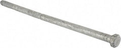 Value Collection - 3/4" Screw, 18" Length Under Head, Steel, Hex Head Lag Screw - Hot Dipped Galvanized, Grade 2 - Benchmark Tooling