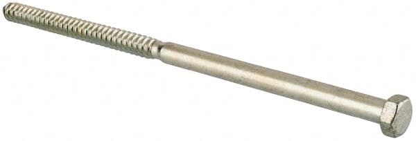 Value Collection - 5/8" Screw, 14" Length Under Head, Steel, Hex Head Lag Screw - Zinc Plated, Grade 2 - Benchmark Tooling
