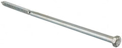 Value Collection - 5/8" Screw, 18" Length Under Head, Steel, Hex Head Lag Screw - Zinc Plated, Grade 2 - Benchmark Tooling