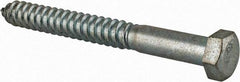 Value Collection - 3/4" Screw, 7" Length Under Head, Steel, Hex Head Lag Screw - Zinc Plated, Grade 2 - Benchmark Tooling