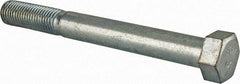 Value Collection - 1-8 Thread, 9" Length Under Head, Steel Hex Head Bolt - Zinc Plated, 1-1/2" Hex, UNC Thread, ASTM A307, Grade 2 - Benchmark Tooling