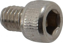 Value Collection - #10-32 UNF Hex Socket Drive, Socket Cap Screw - Grade 18-8 Stainless Steel, Uncoated, Fully Threaded, 1/4" Length Under Head - Benchmark Tooling