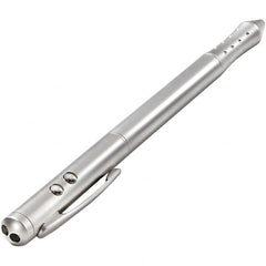 Quartet - Chrome Pen Size Laser Pointer - Silver, 4 LR41 Batteries Included - Benchmark Tooling